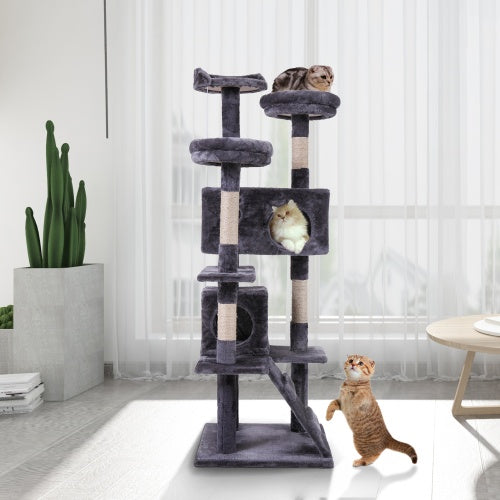 Certifiedcatlover 60" Cat Tree Cat Tower