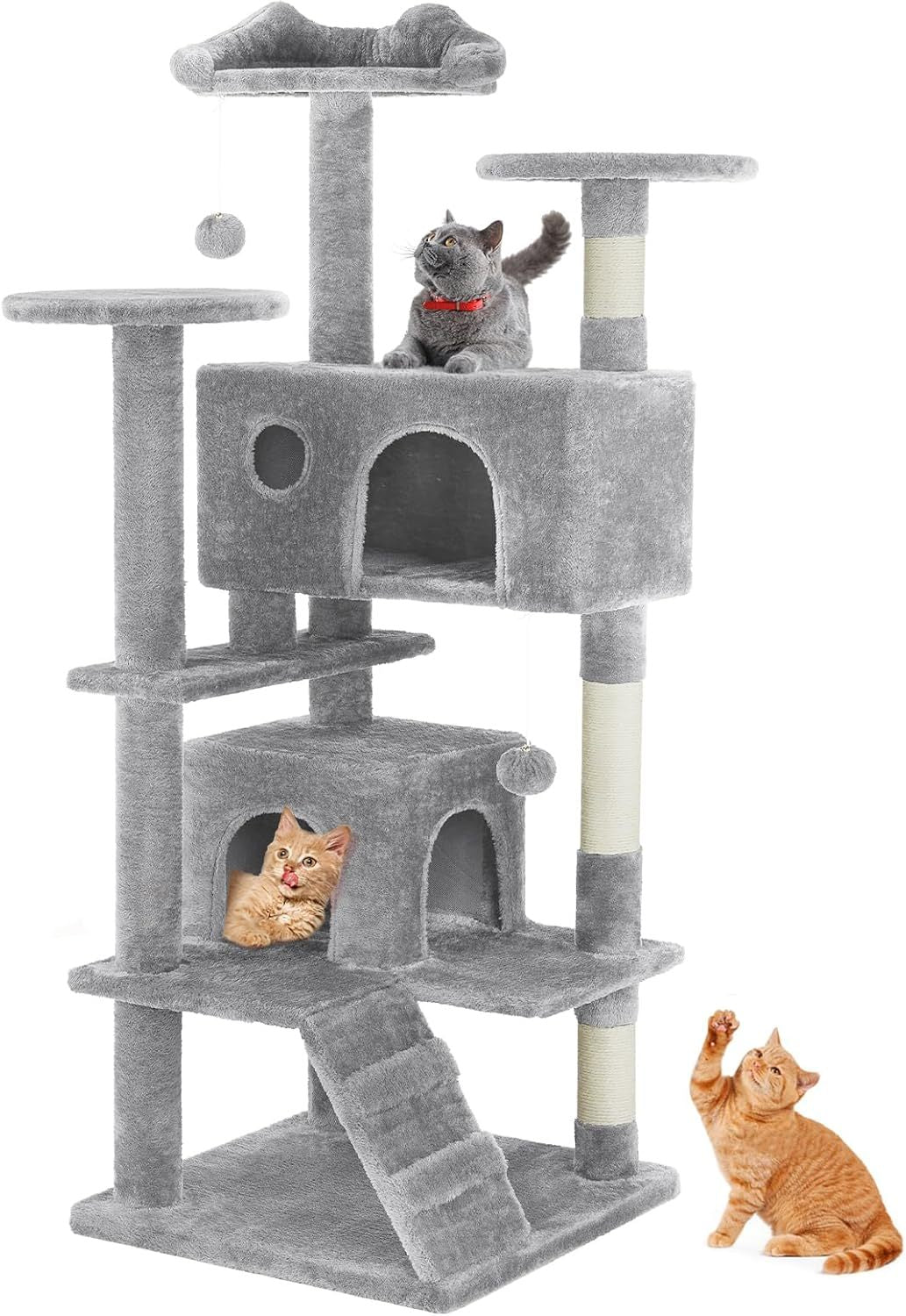 Certifiedcatlover 54" Cat Tree tower