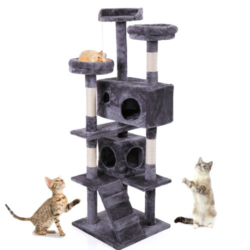 Certifiedcatlover 60" Cat Tree Cat Tower