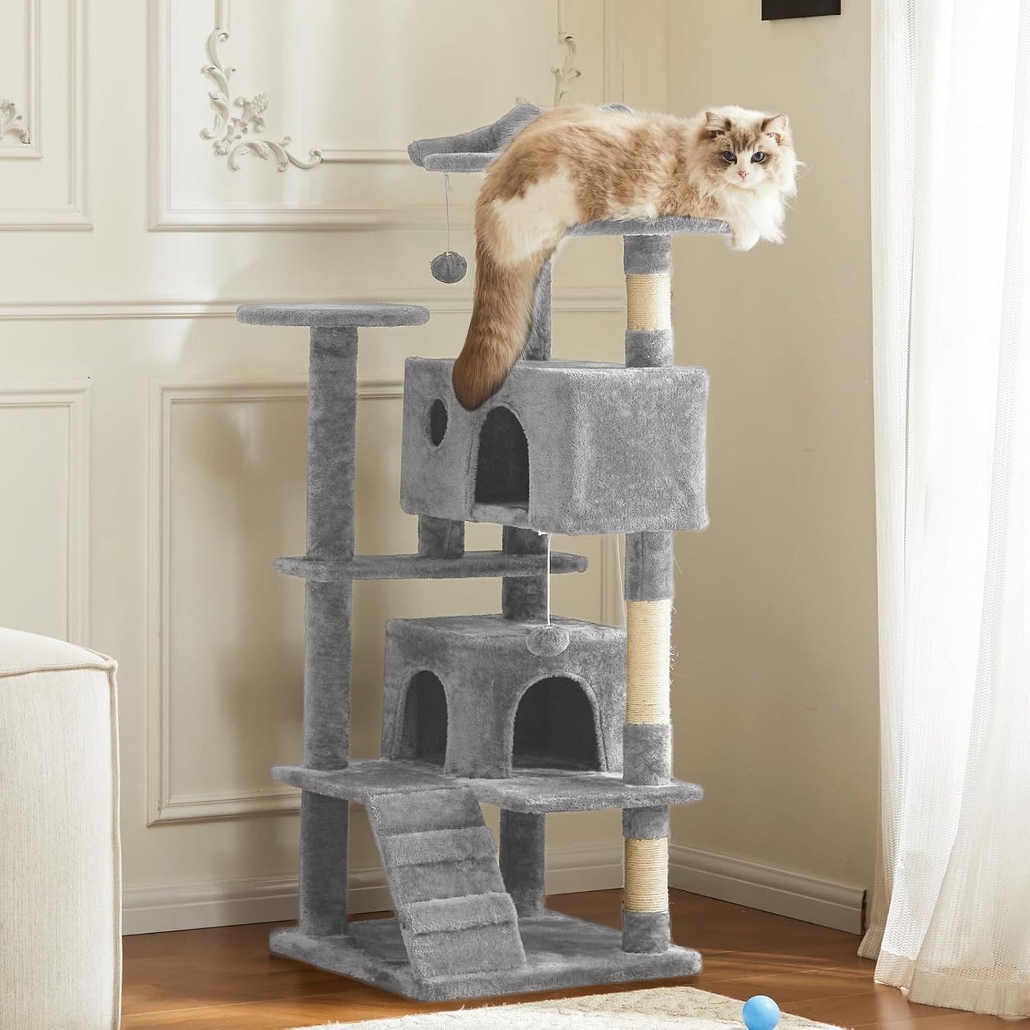 Certifiedcatlover 54" Cat Tree tower
