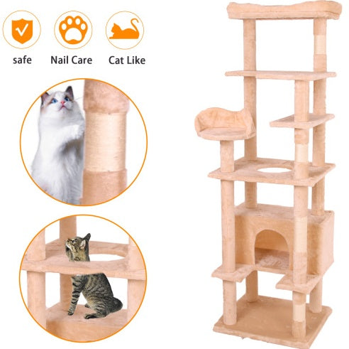 Certifiedcatlover 71" Height Cat Climbing tree tower