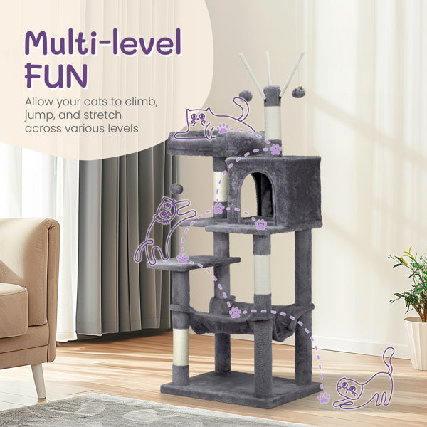 Certifiedcatlover 57" Cat Tree Tower