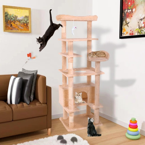Certifiedcatlover 71" Height Cat Climbing tree tower